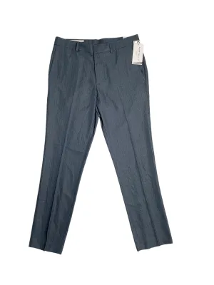 Perry Ellis Portfolio Mens Slim Fit Twill Dress Pants Mid Blue 30 x 30
