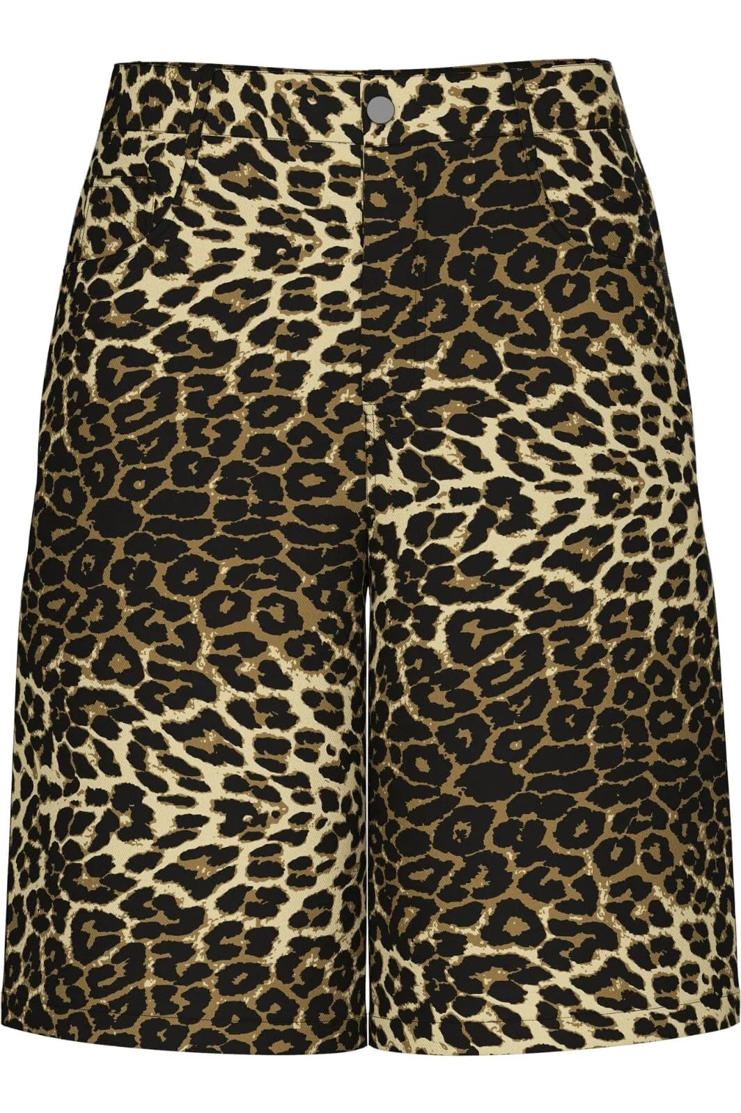 Pieces - Pcastrid Wide Jorts - 4748737 Black Leo Denim