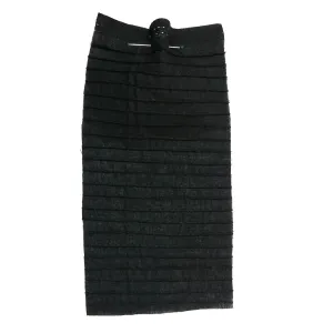 Pin Tuck Cotton Black