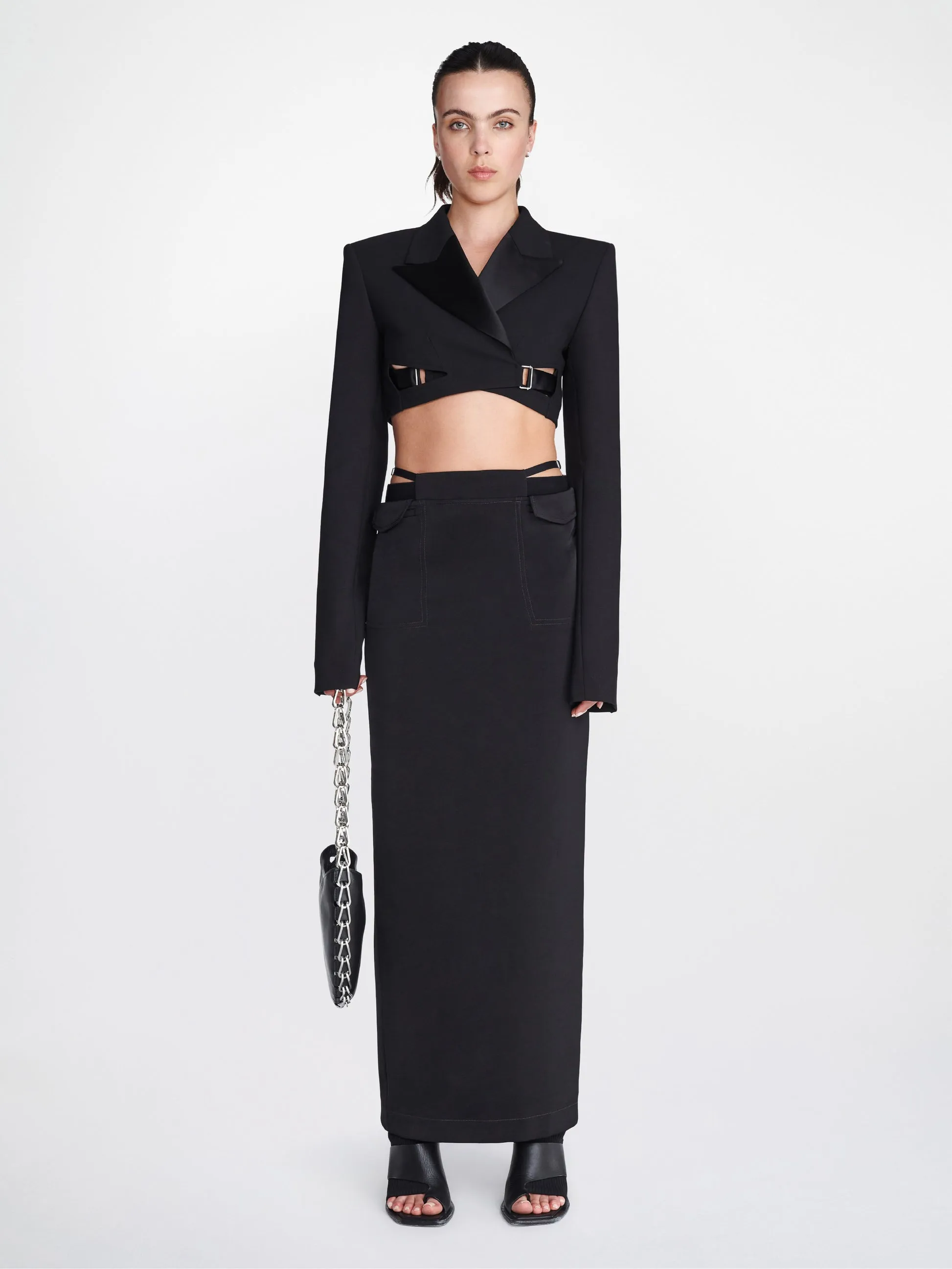 POCKET COLUMN SKIRT