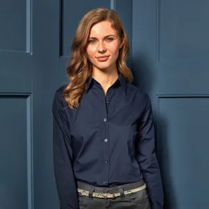 Premier Ladies Long Sleeve Poplin Blouse PR300
