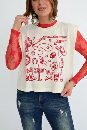 RTS TH1221 LACE TOPS RED (7)