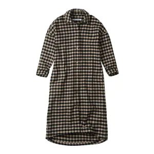 Shirt Dress Oversized Check
