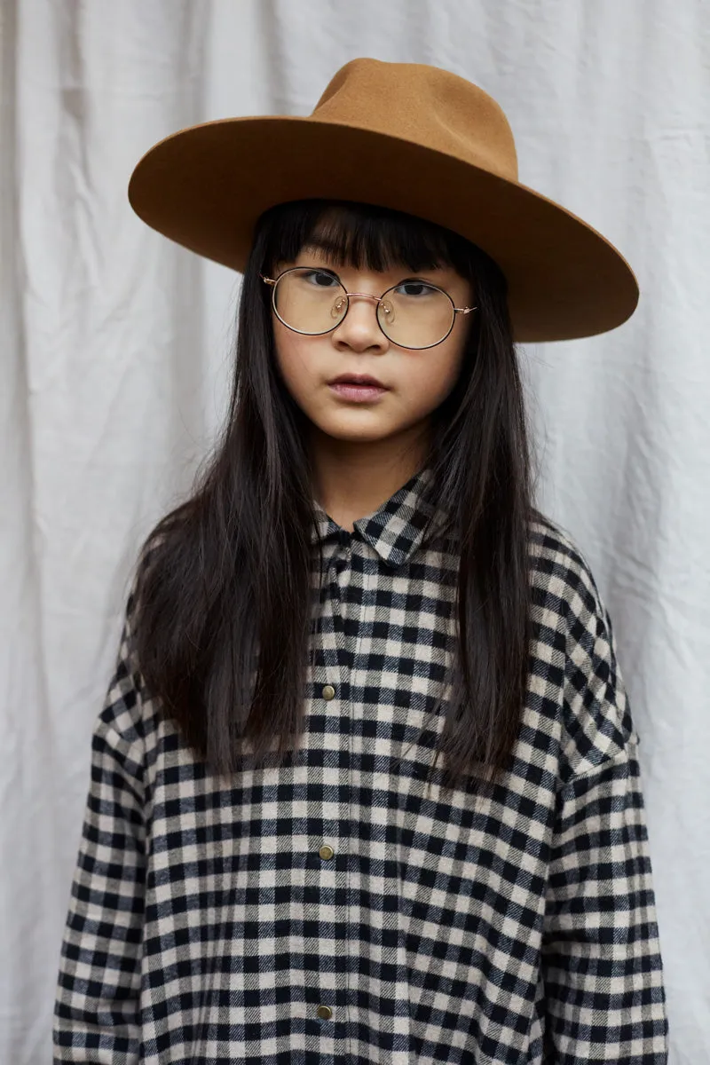 Shirt Dress Oversized Check