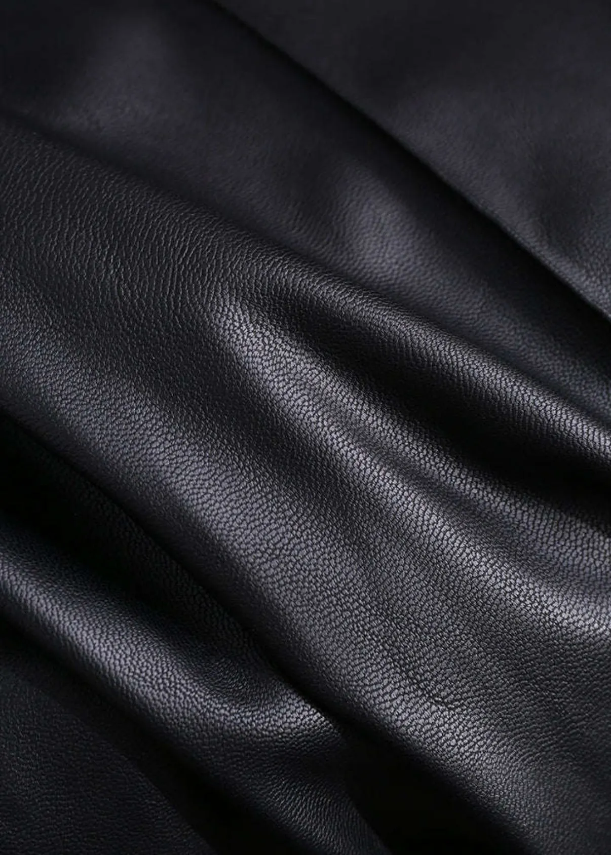 Straight Leg Eco-Leather Pants