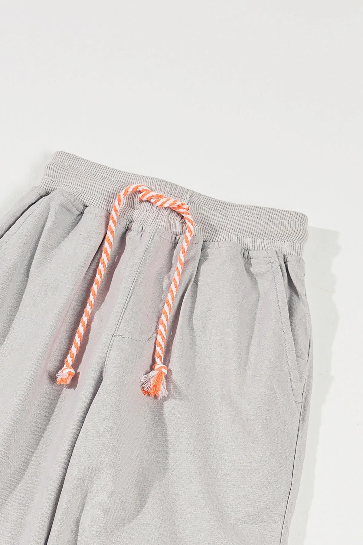 The Kurnia Relaxed Pants - Soft Grey