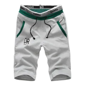 Trendy Summer Men Casual Shorts Knitted Pants Teens Gym Bermuda