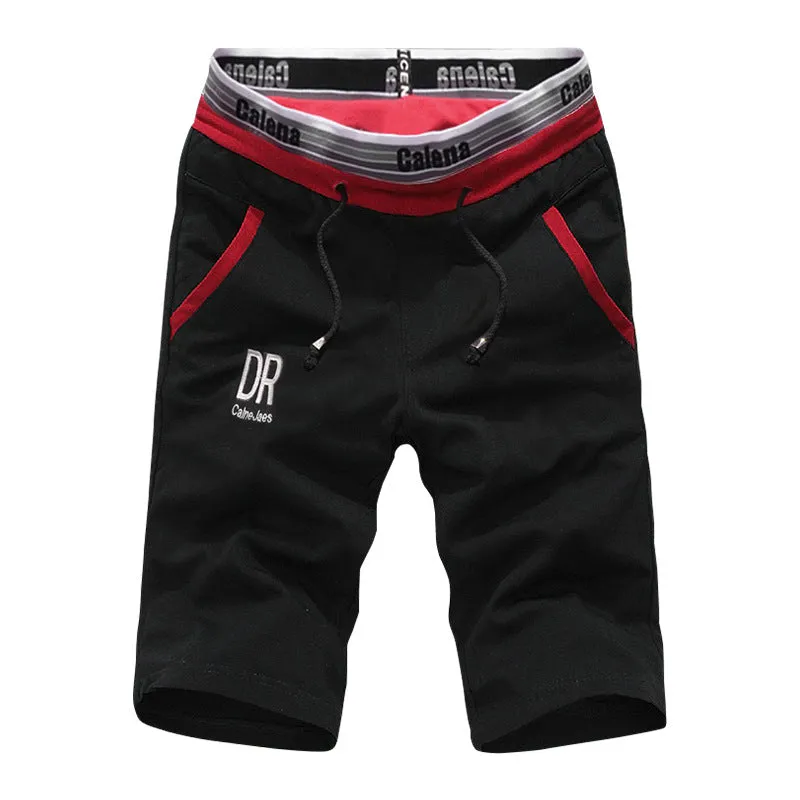 Trendy Summer Men Casual Shorts Knitted Pants Teens Gym Bermuda