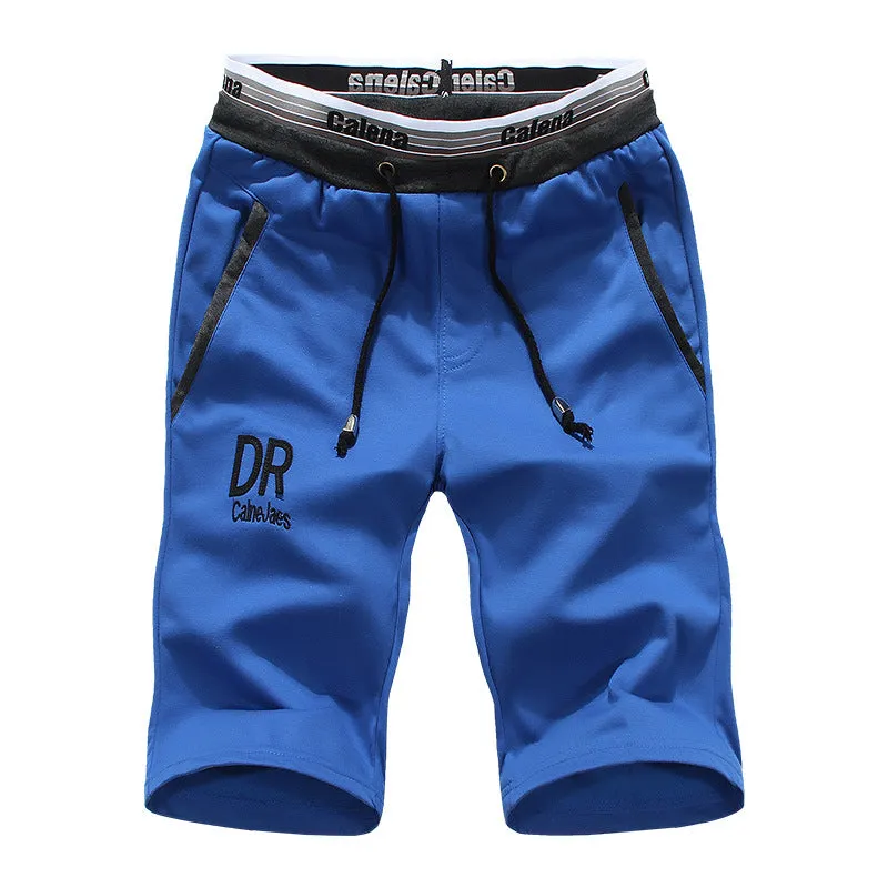 Trendy Summer Men Casual Shorts Knitted Pants Teens Gym Bermuda