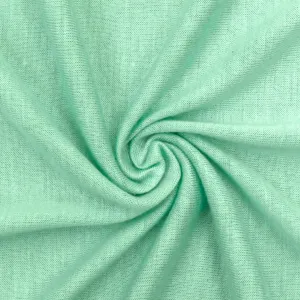 Water Green Teal Stretch Slub Jersey Knit Fabric