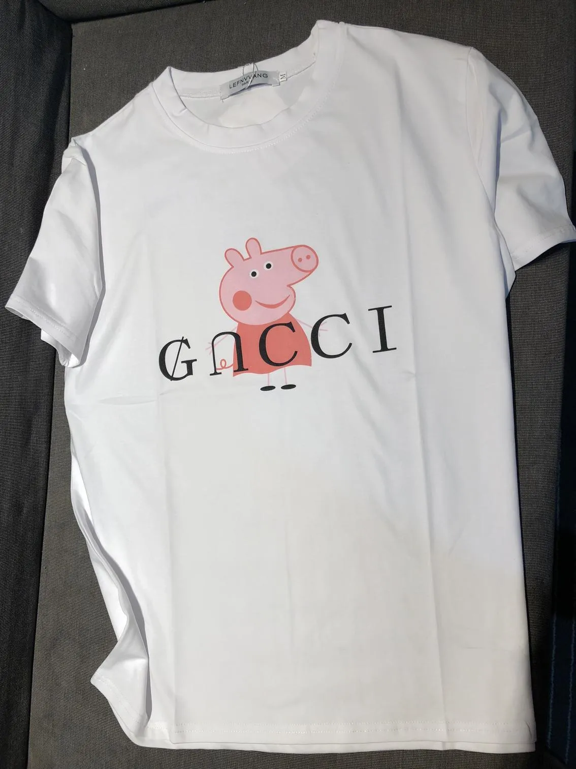 Women Student T-Shirt Summer Short Sleeve Loose Adorable Korean Feminine Cartoon All-Matching College Tops T-Shirt