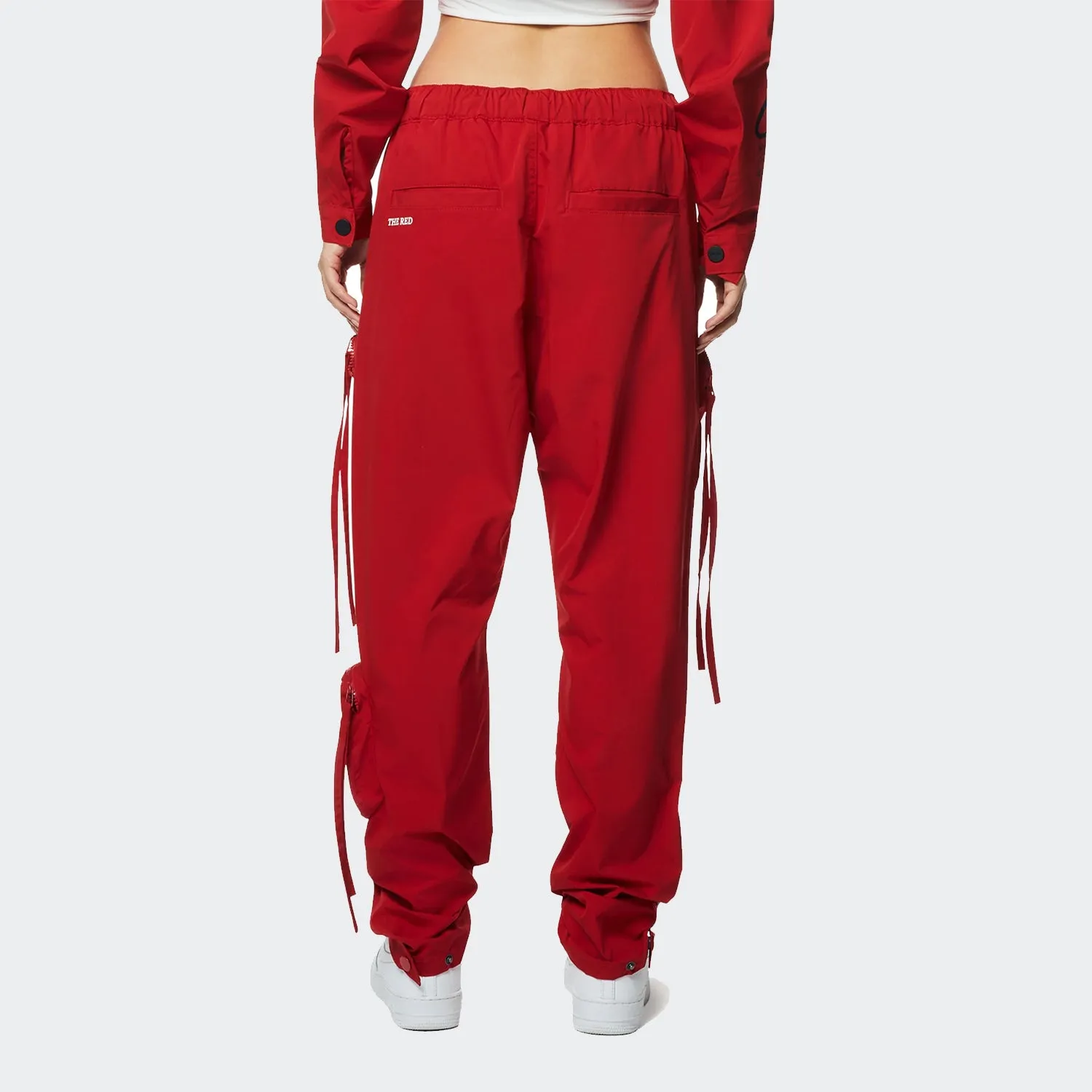 Women's Smoke Rise Red Slouched Utility Kai Cargo Pants True Red
