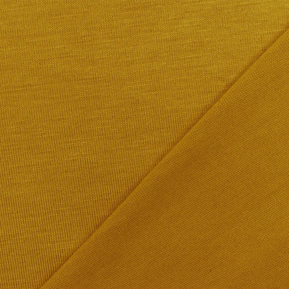 Yellow Solid Stretch Spendex Rayon Modal Jersey Knit Fabric