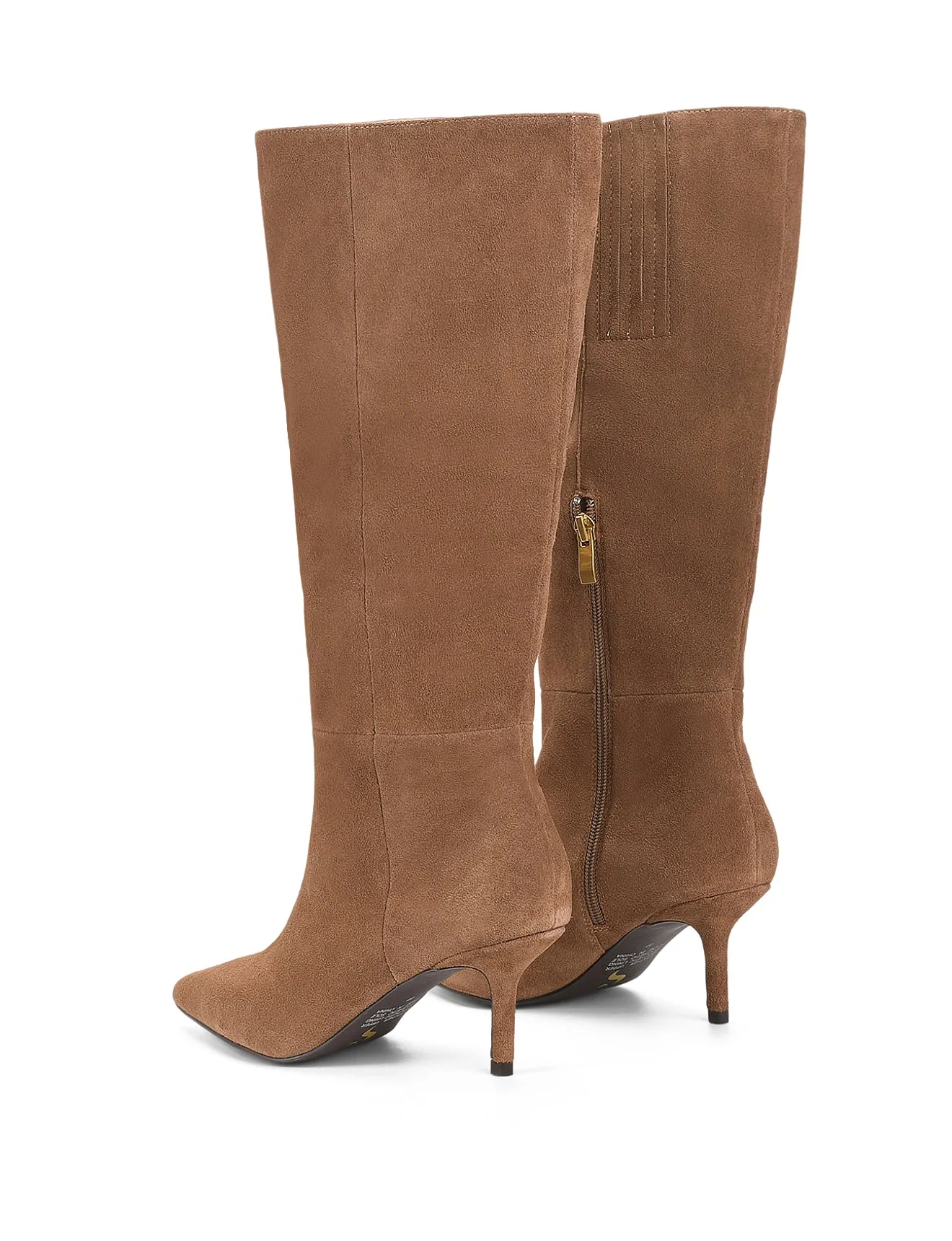 Yonita Long Boots - Chocolate Brown Suede